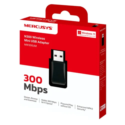 لان USB لاسلكي 300 ميجابت MW300UM