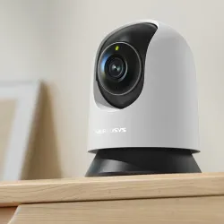 كاميرا مراقبة mercusys داخلية واي فاي إمالة و دوران 3 ميجابكسل 4 ملم  MC210 2K (ميكروفون)